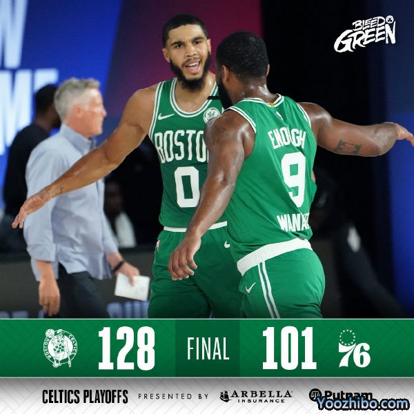 <a href=/lanqiuxm/celtics/ target=_blank class=infotextkey>凯尔特人</a>再胜<a href=/lanqiuxm/76ers/ target=_blank class=infotextkey>76人</a>大比分2-0！